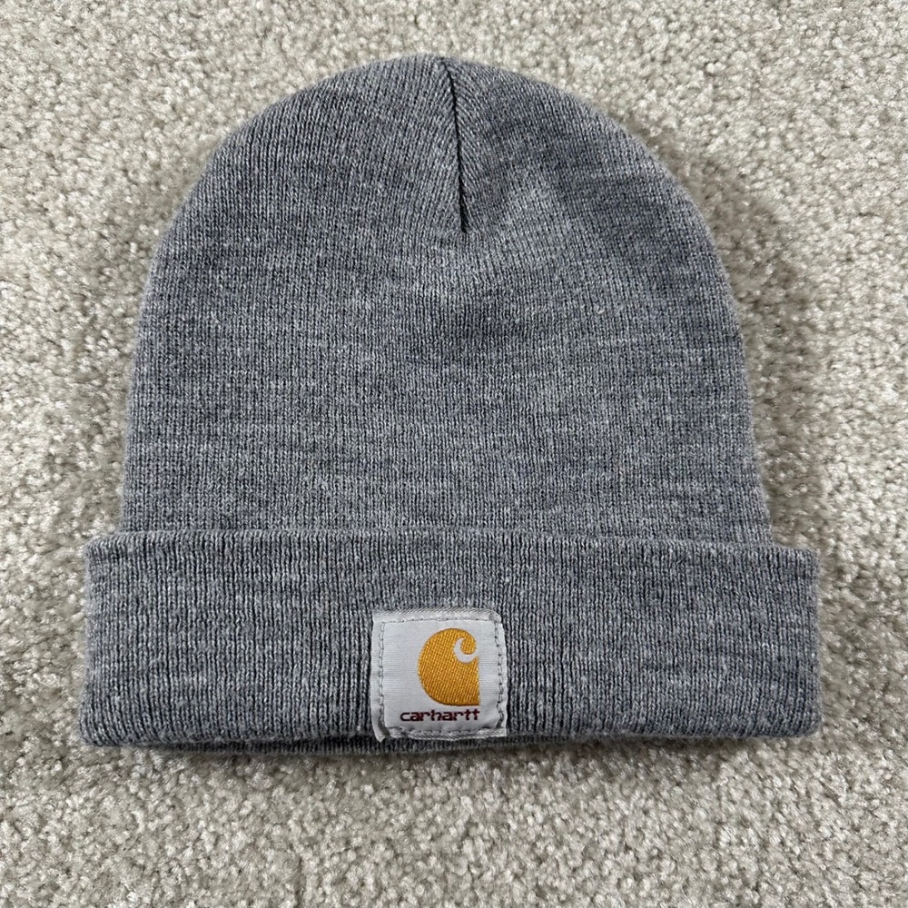 Carhartt A18 Acrylic Watch Hat Beanie Heather Gray HGY One Size Mens Womens‎